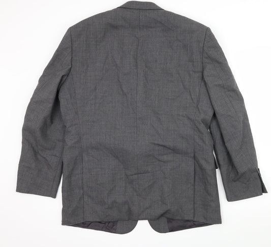 Odermark Mens Grey   Jacket Suit Jacket Size L