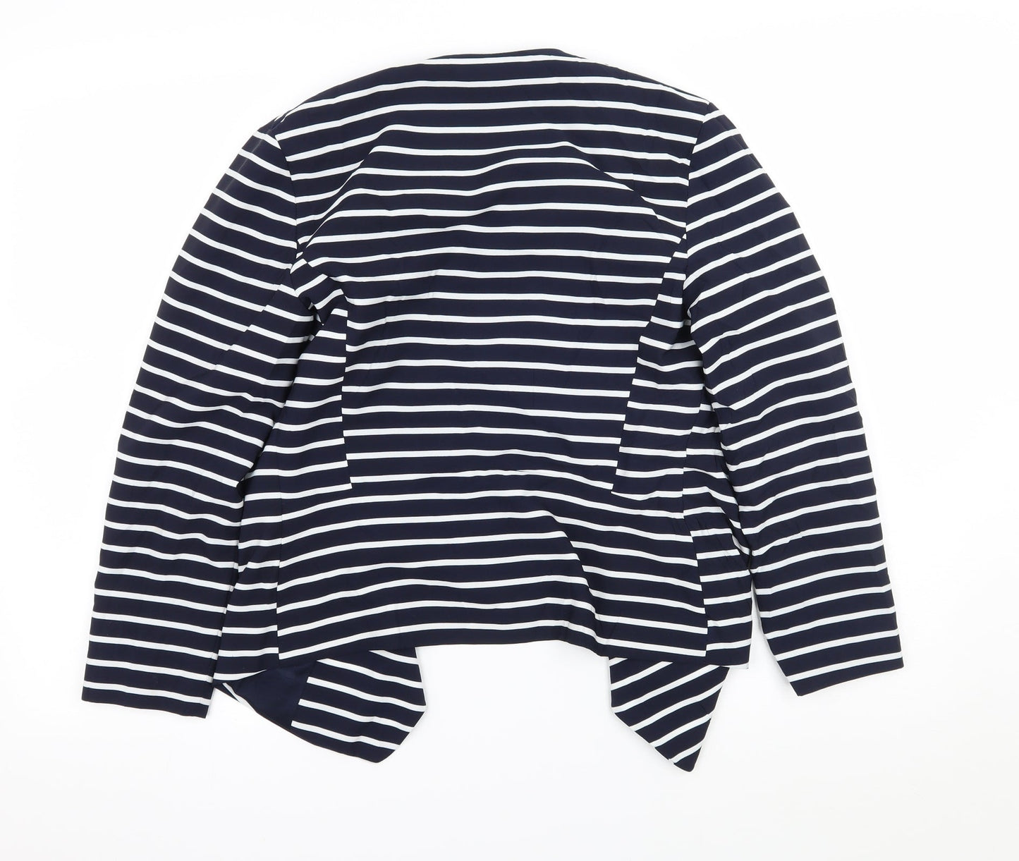 New Look Womens Blue Striped  Jacket  Size 6