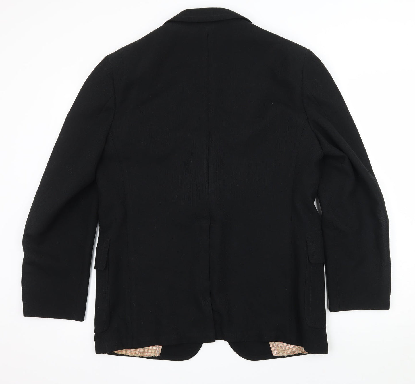 Reid St John Mens Black   Jacket Suit Size L