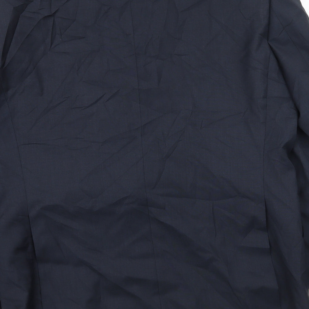 Brook Taverner Mens Blue   Jacket Suit Jacket Size L