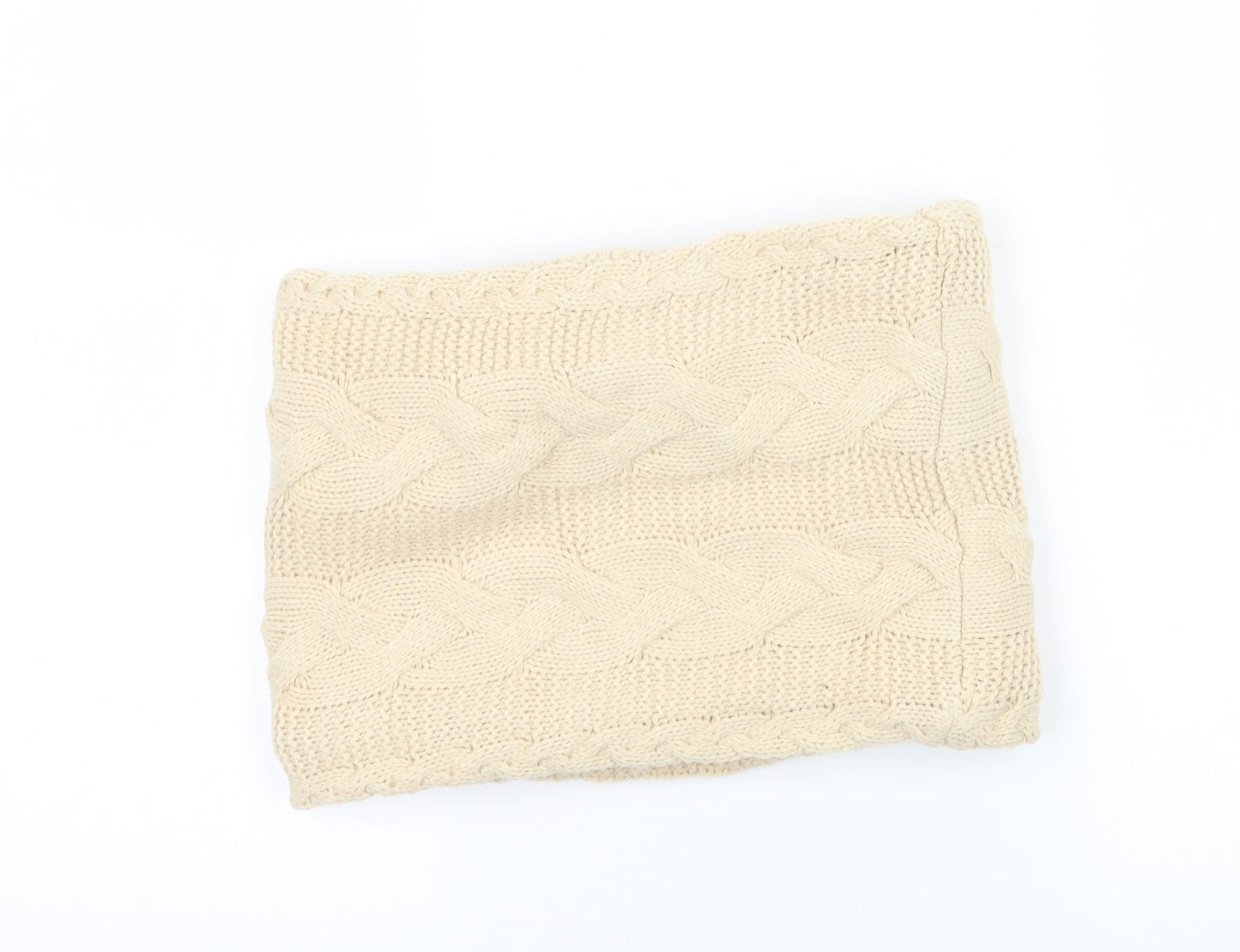 Preqworn Womens Ivory  Knit  Scarf   - Infinity Scarf
