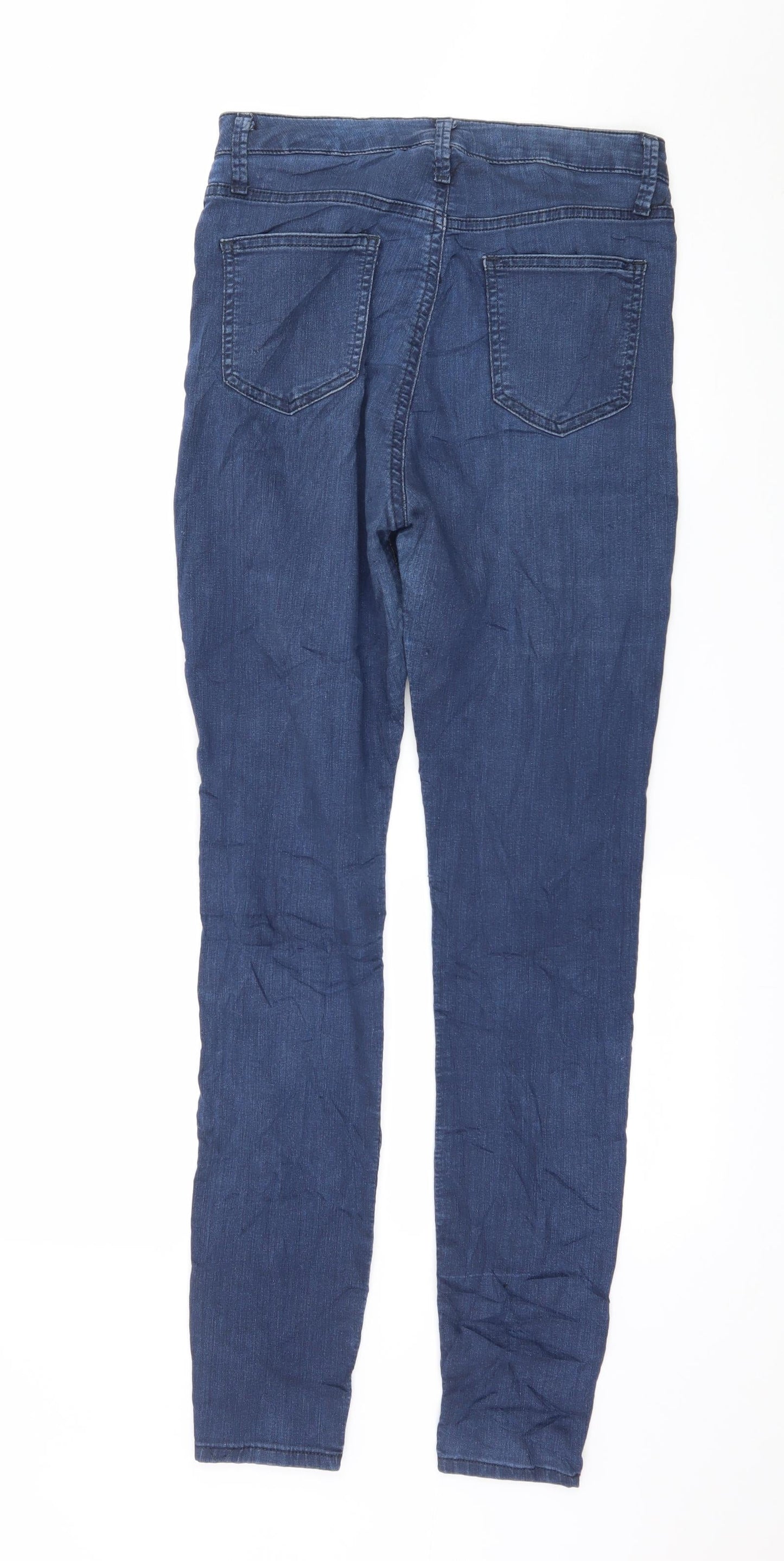Marks and Spencer Womens Blue  Denim Skinny Jeans Size 8 L30 in