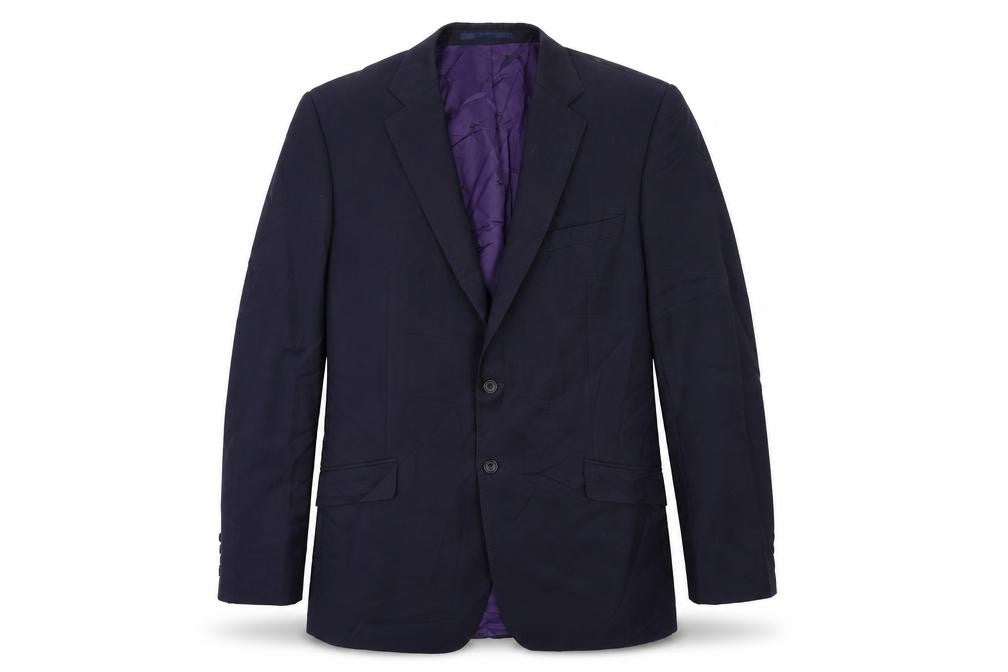 Mens 42 Chest Regular Paul Costelloe Blue Two-Button