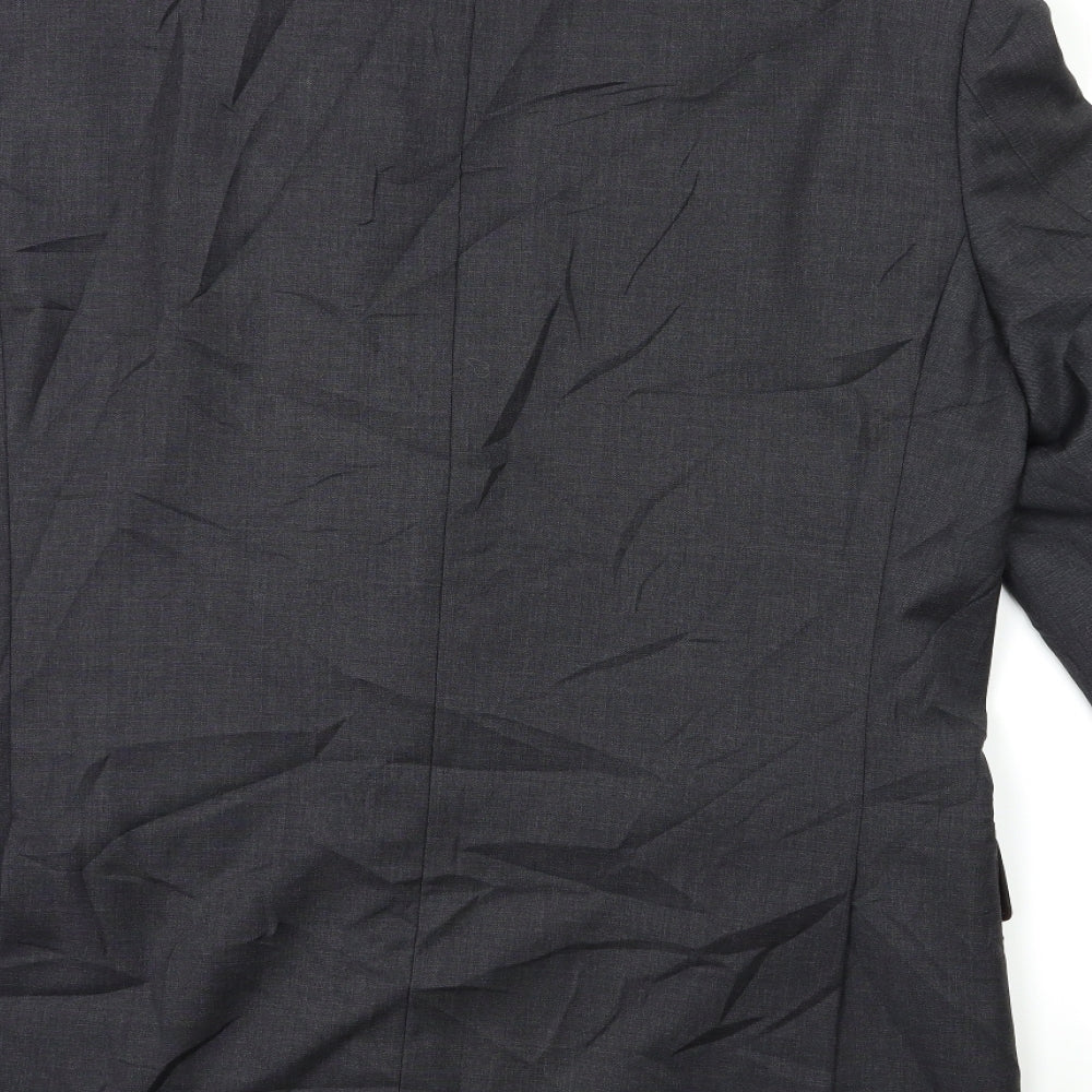 CHESTER Mens Grey   Jacket Suit Jacket Size 42