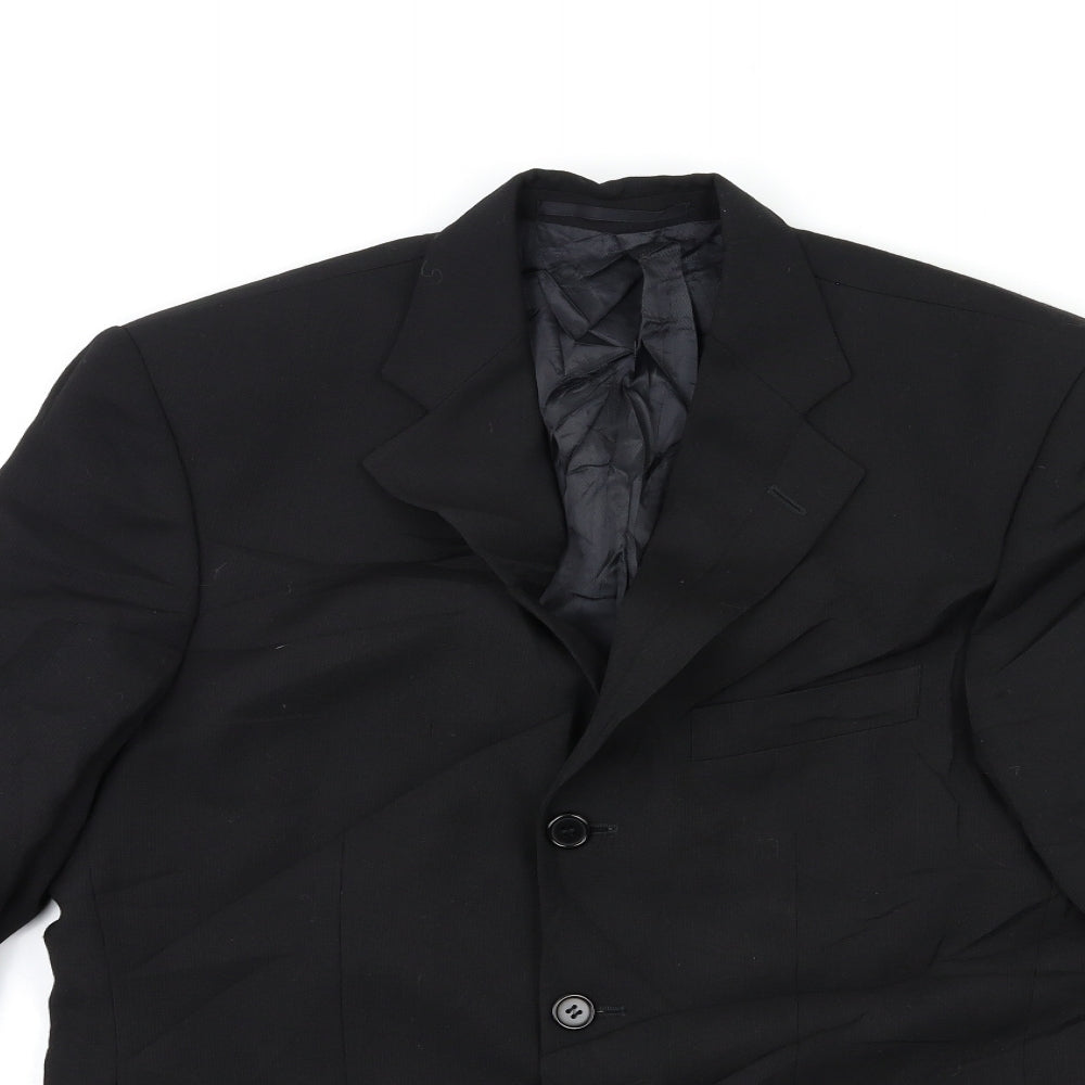 Daniel Grahame Mens Black   Jacket Suit Jacket Size 38