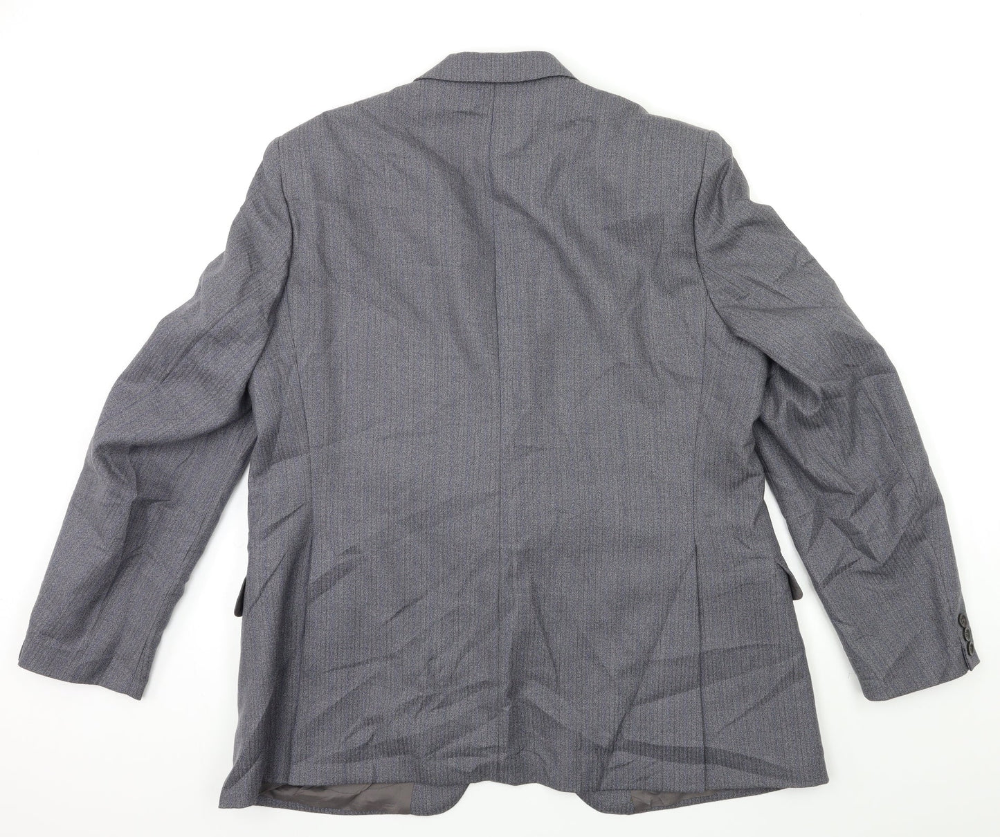 Preworn Mens Blue   Jacket Suit Jacket Size 42