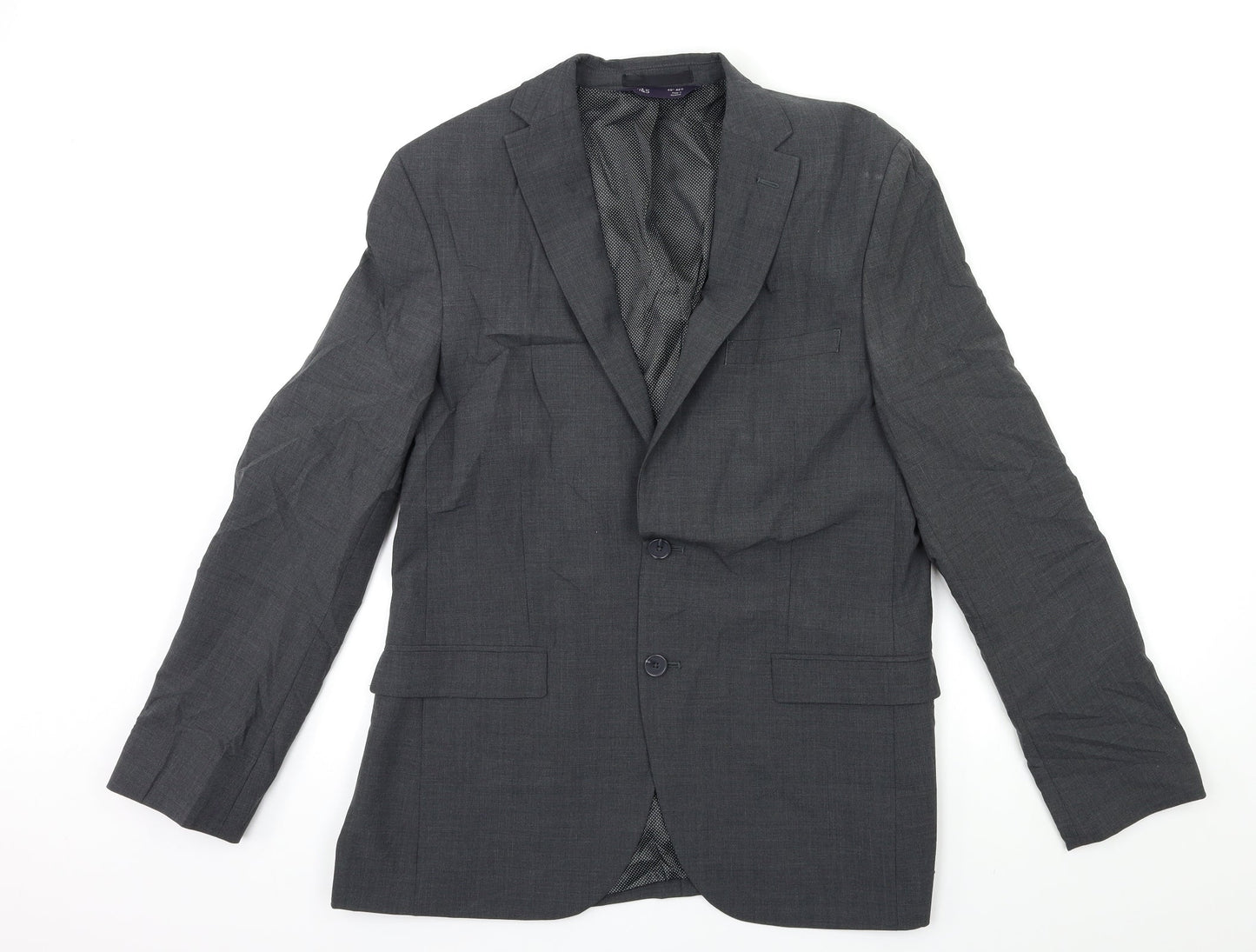 Marks and Spencer Mens Grey   Jacket Suit Jacket Size 40