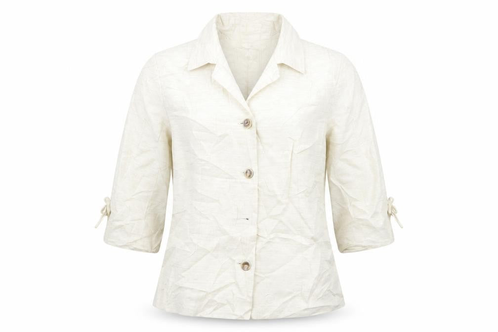 Womens UK Size 12  Lakeland Beige Cotton Coat
