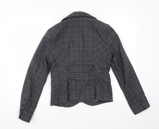 Linea Womens Grey Check  Jacket  Size 10