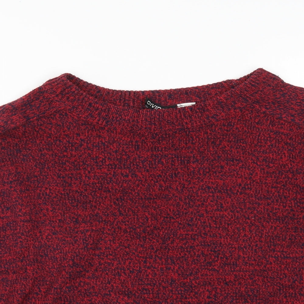 Divided by H&M Womens Red   Pullover Jumper Size M