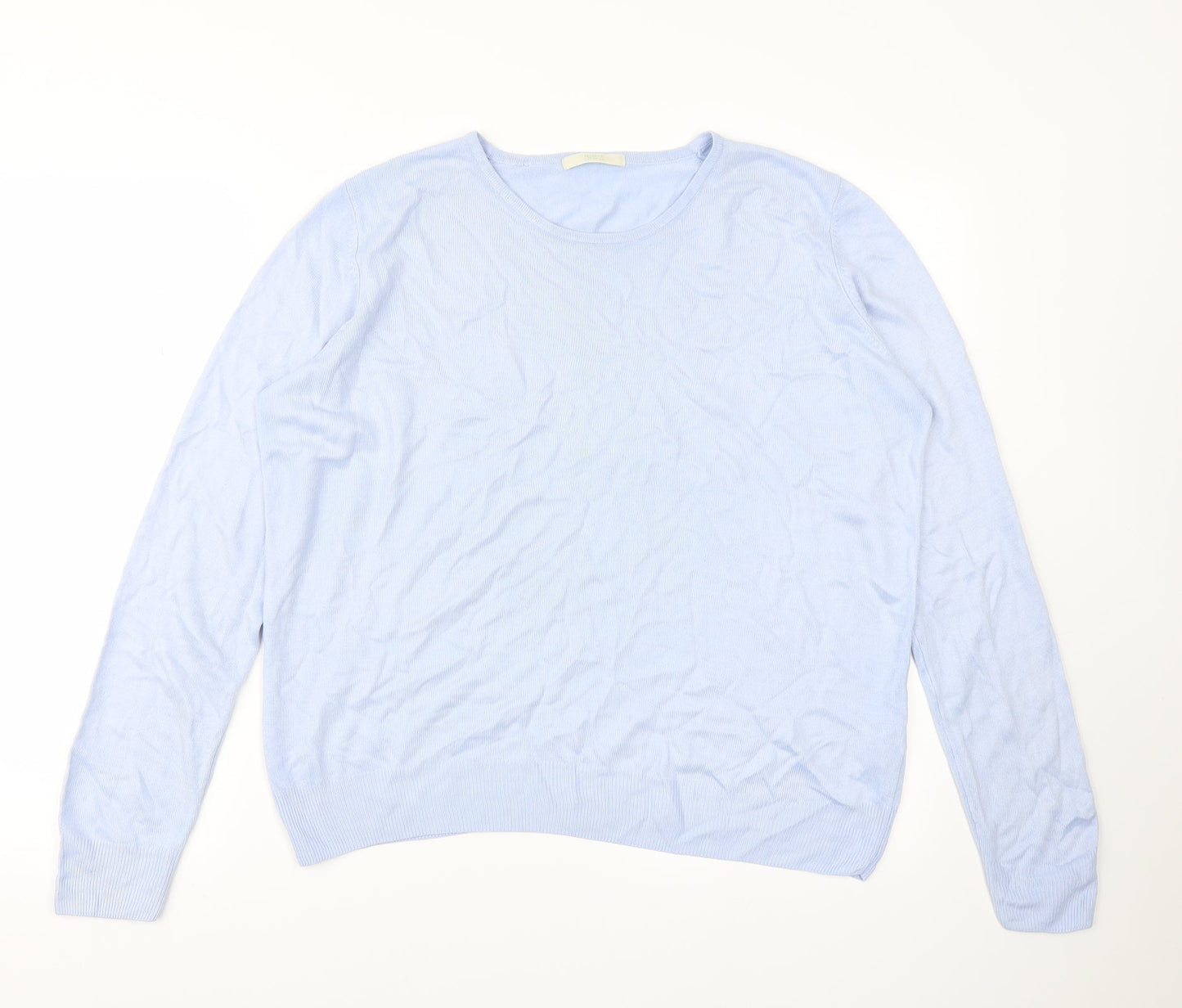 Marks & Spencer Womens Blue   Pullover Jumper Size 14