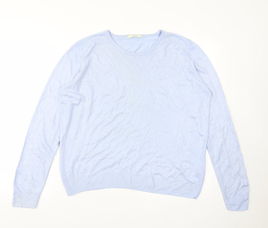 Marks & Spencer Womens Blue   Pullover Jumper Size 14