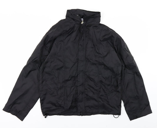 SQV Womens Black   Rain Coat Coat Size 14
