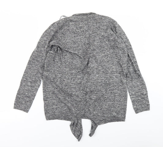 New Look Womens Grey  Knit Cardigan Jumper Size 10