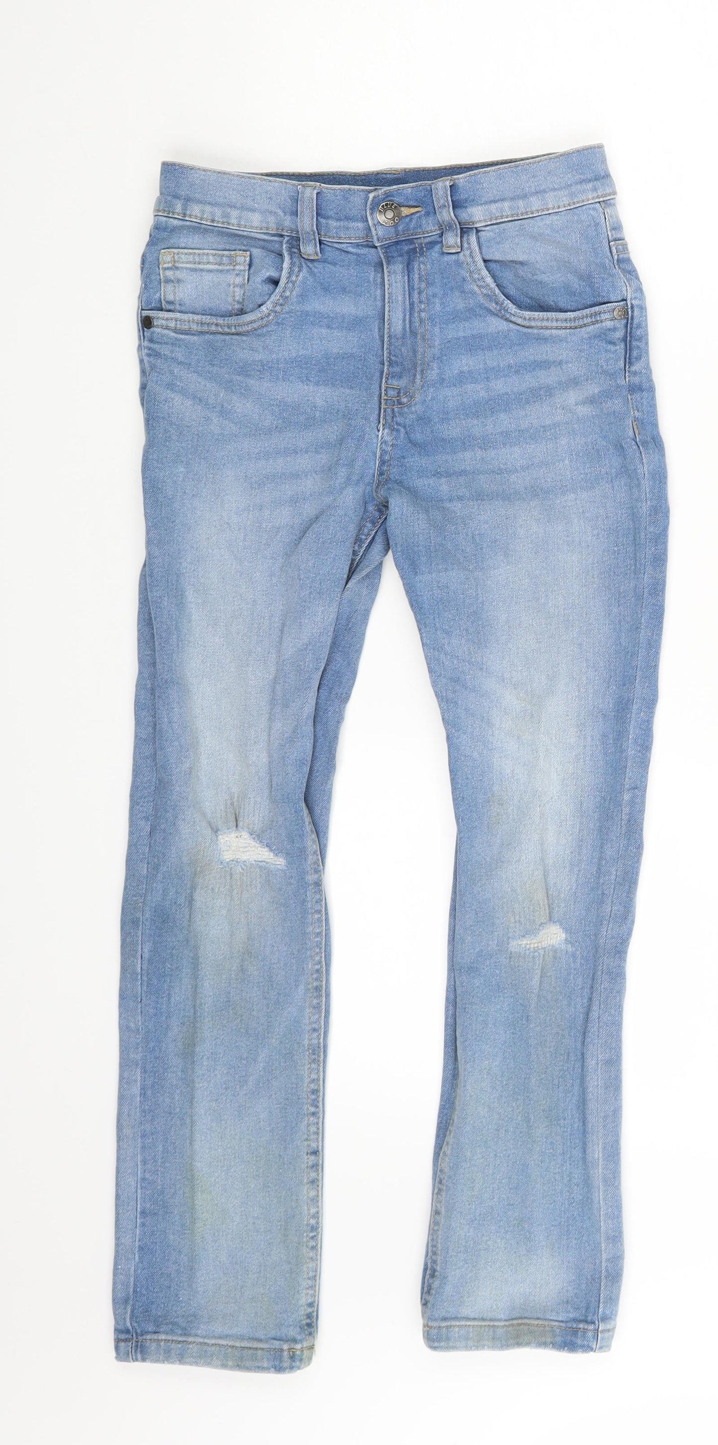 Blue Zoo Girls Blue  Denim Skinny Jeans Size 10 Years