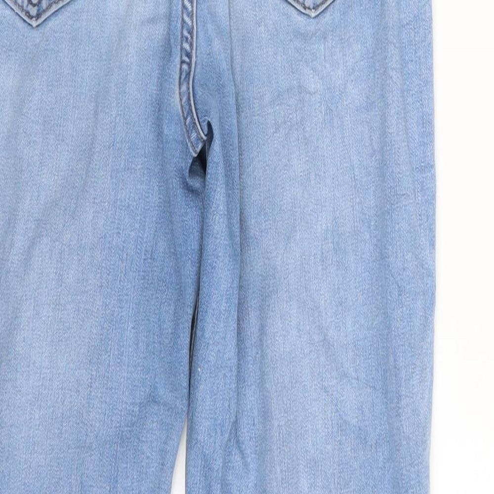 M&S Womens Blue  Denim Skinny Jeans Size 8 L25 in
