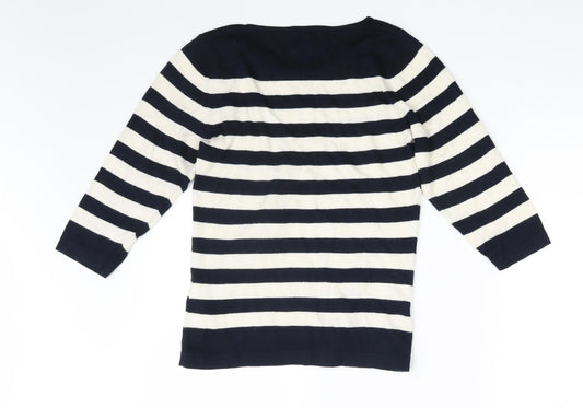 The Department Womens Multicoloured Striped  Pullover Jumper Size 8