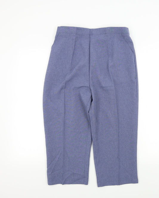 Preworn Womens Blue   Trousers  Size 16 L20 in