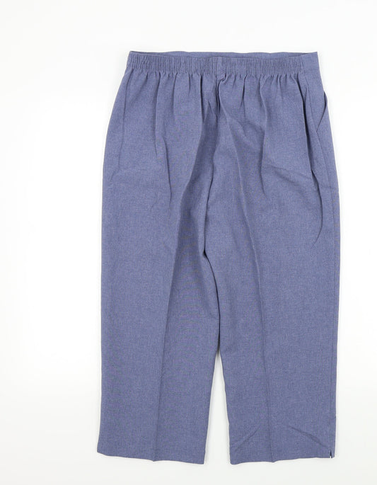 Preworn Womens Blue   Trousers  Size 16 L20 in