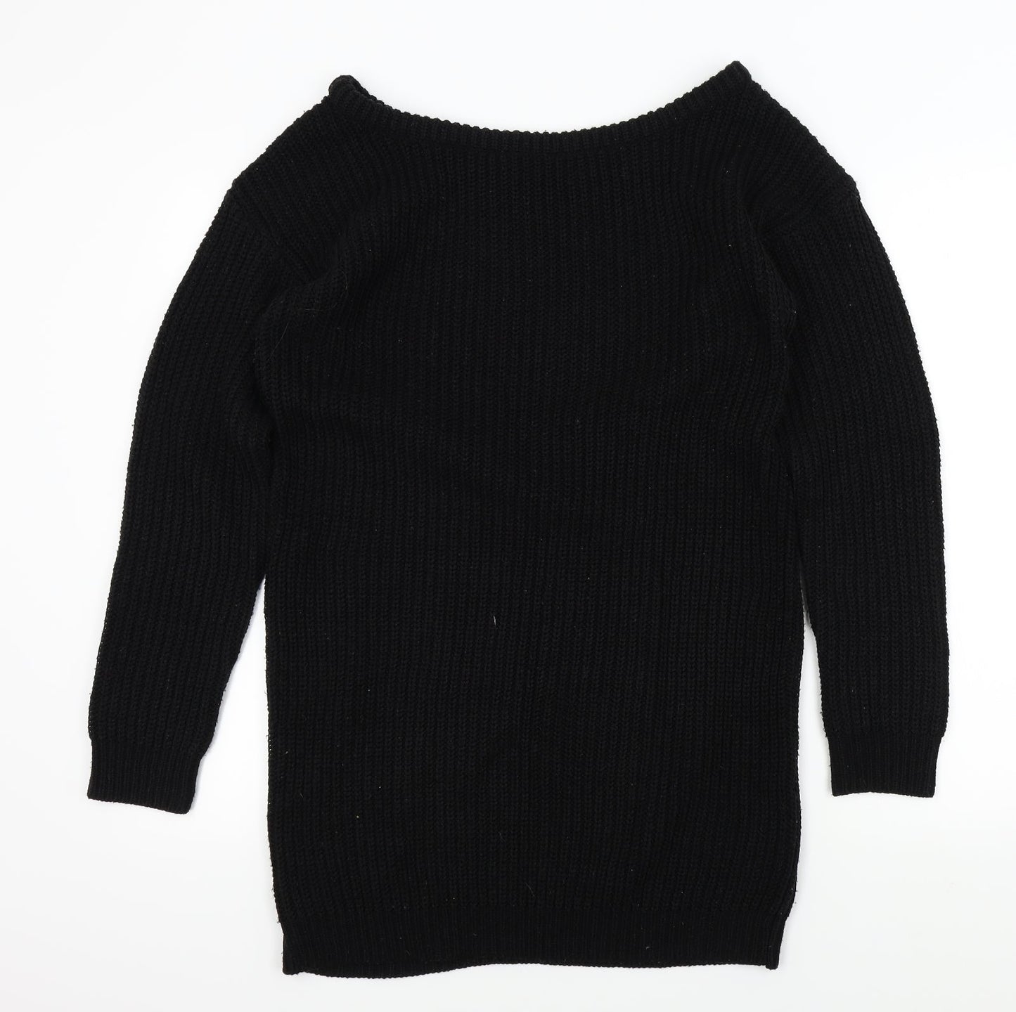 Missguided Womens Black   Pullover Jumper Size S