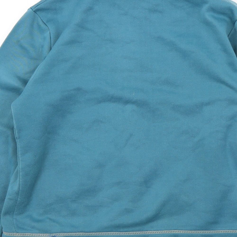 Anne De Lancay Womens Blue   Full Zip Jumper Size 14