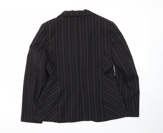 Dunnes Stores Womens Black   Jacket Blazer Size 14