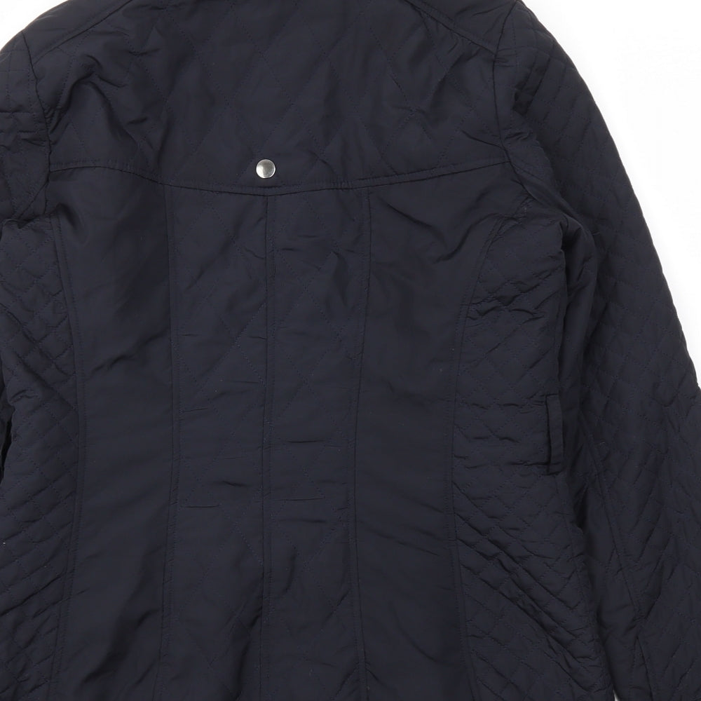 Wallis Womens Blue   Jacket Coat Size 10