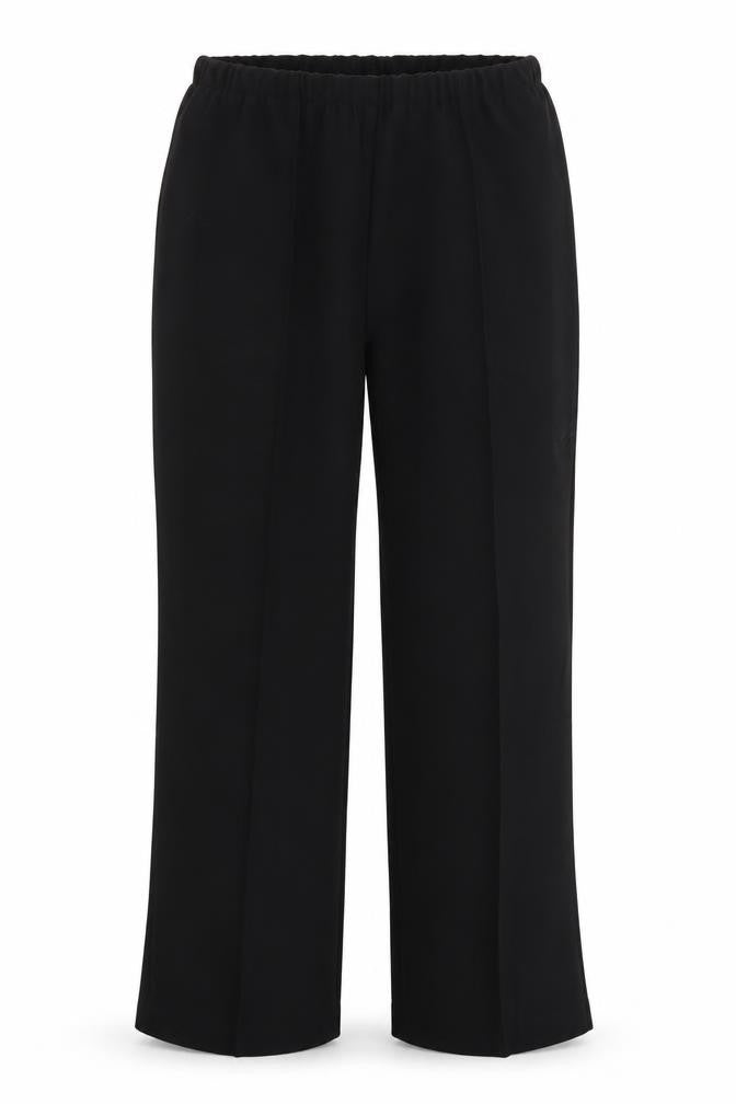Mia Moda Womens Black   Trousers  Size 14 L28 in - Stretch waistband