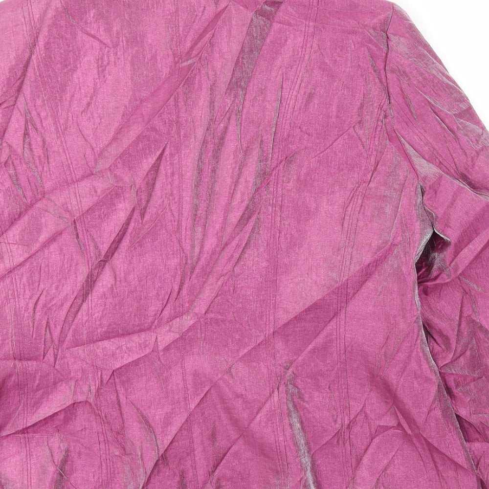 Gelco Womens Pink   Jacket Blazer Size 16