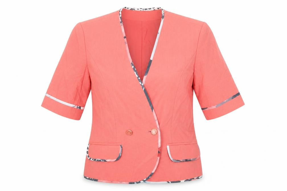 Hardob Womens Pink   Jacket Blazer Size 10