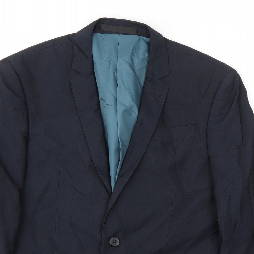 M&S Mens Blue   Jacket Blazer Size 40