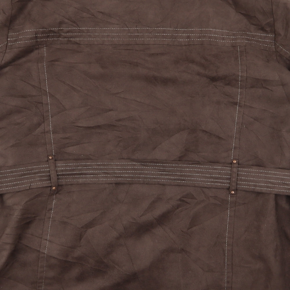 BM Womens Brown   Jacket Coat Size L
