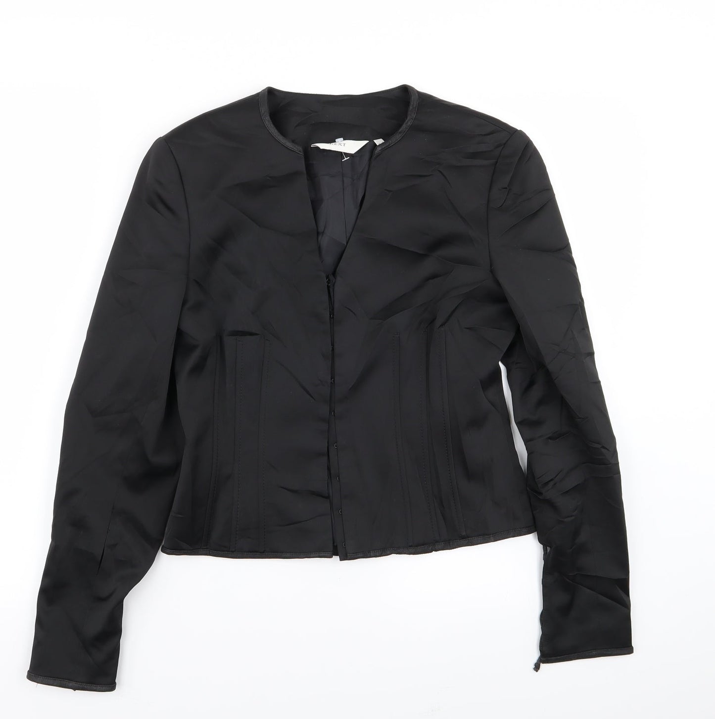 NEXT Womens Black   Jacket  Size 10  - corset jacket