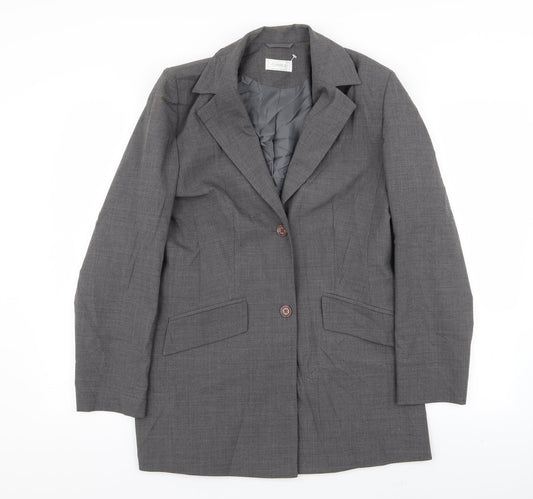 Classic Womens Grey   Jacket Blazer Size 12