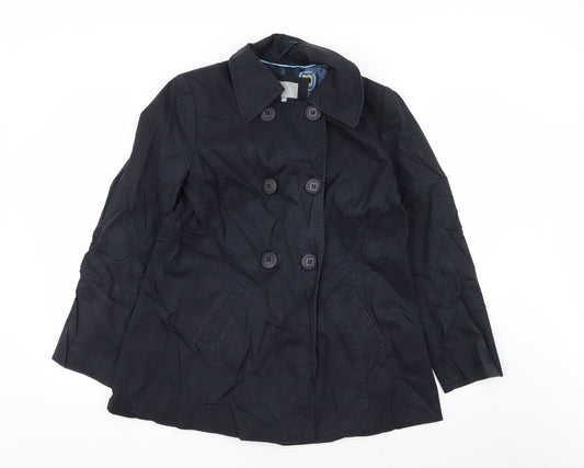Per Una Womens Blue   Jacket Coat Size 14