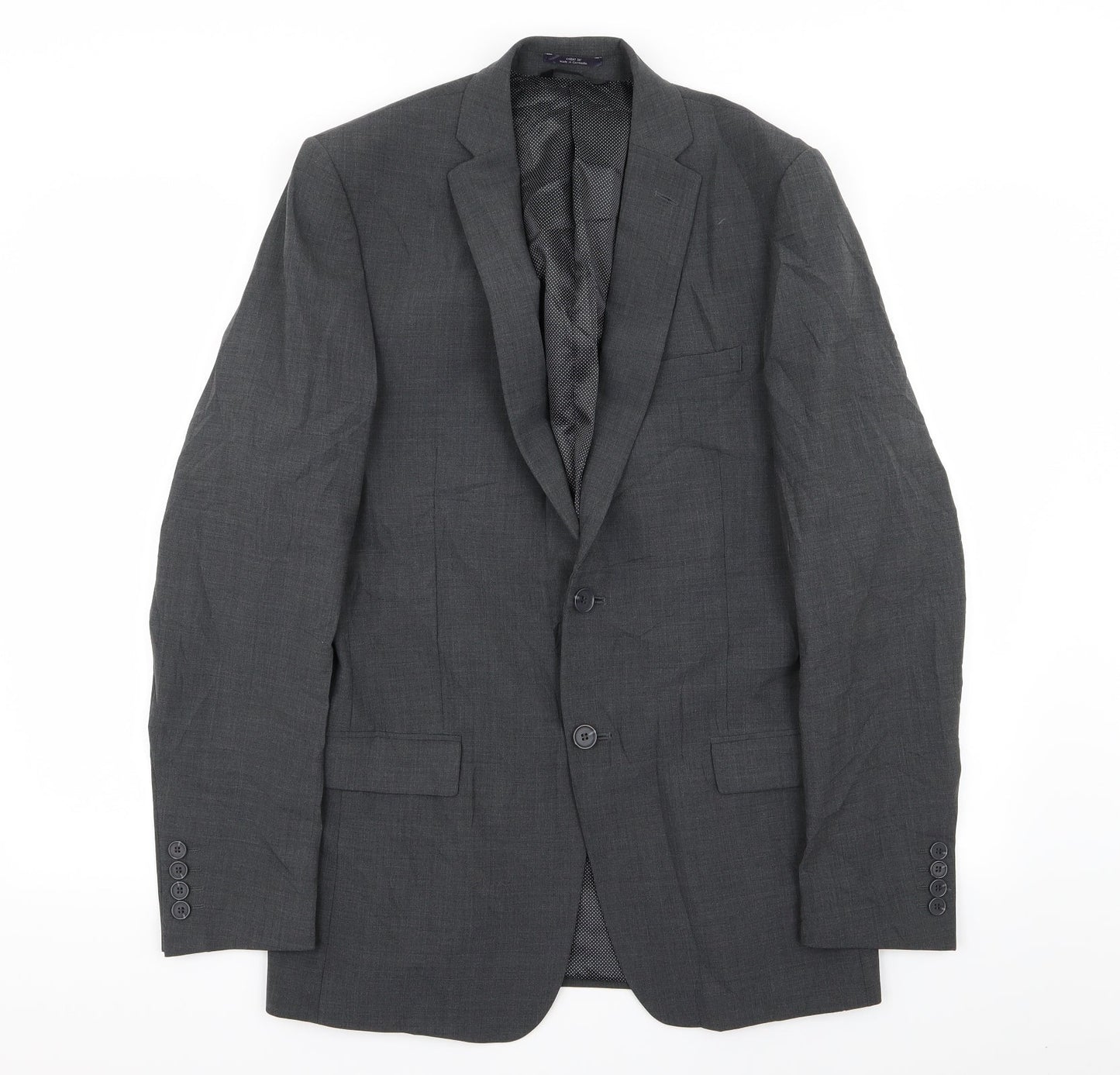 M&S Mens Grey   Jacket Blazer Size 38