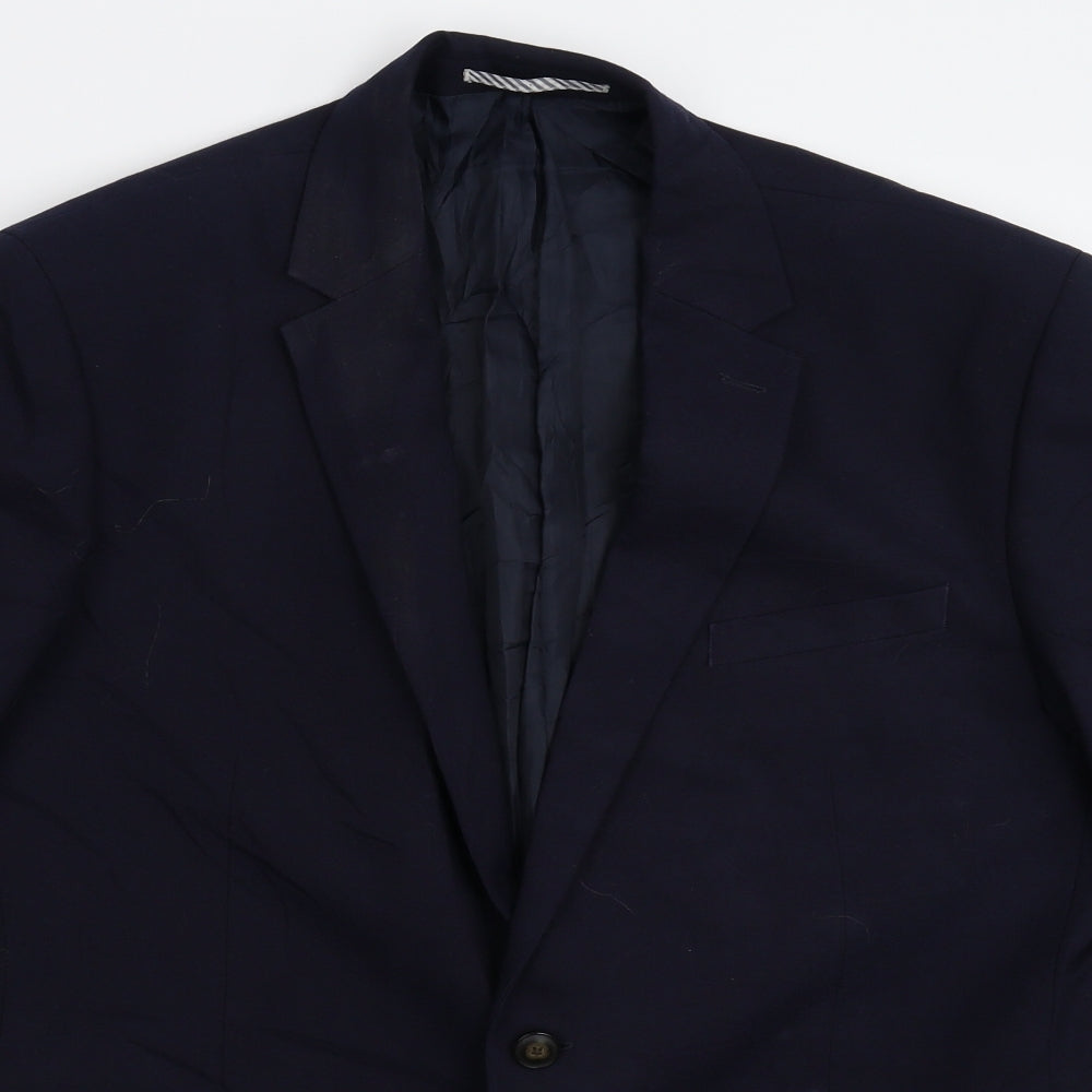 Marks and Spencer Mens Blue   Jacket Suit Jacket Size 42