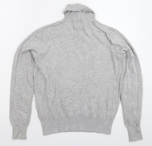 H&M Womens Grey  Knit Pullover Jumper Size S