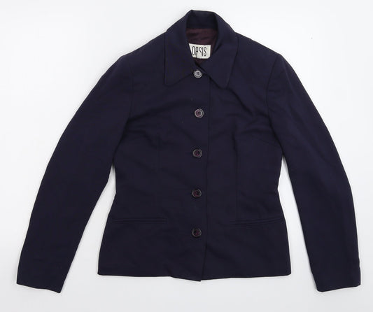 Oasis Womens Blue   Jacket Suit Jacket Size 10