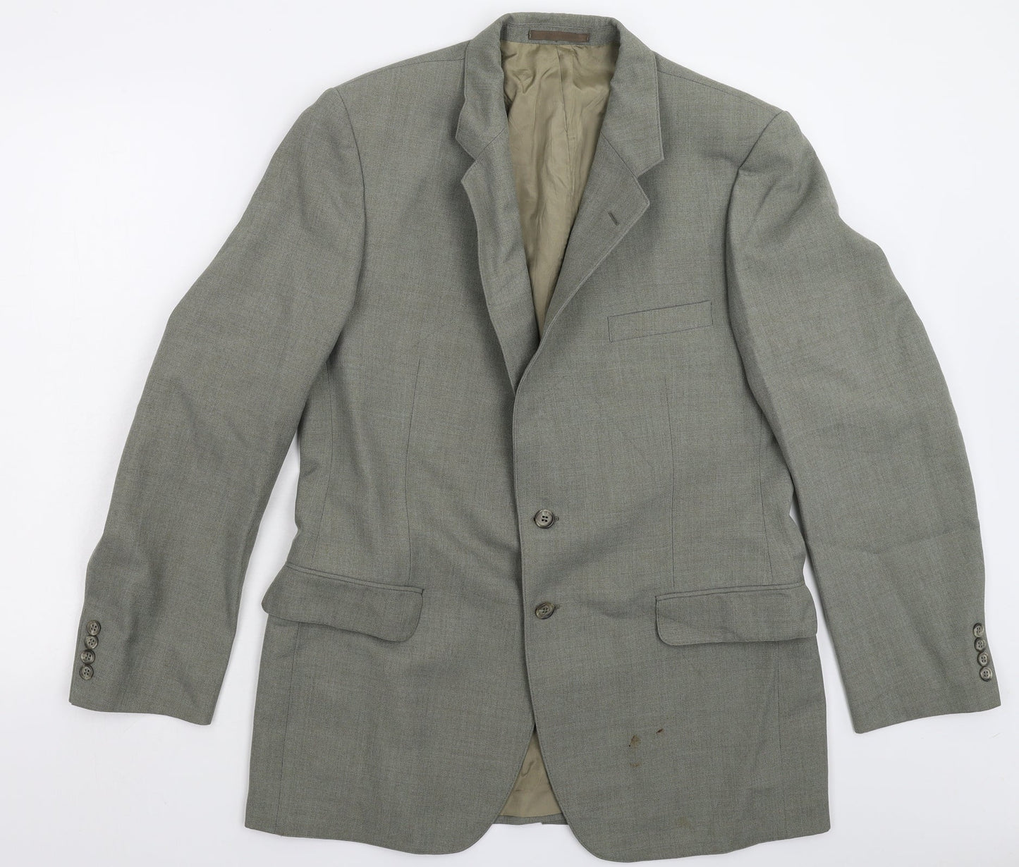 St Michael Mens Grey   Jacket Suit Jacket Size 40