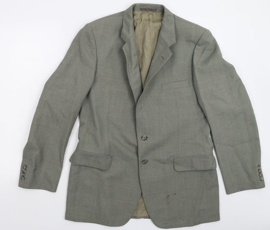 St Michael Mens Grey   Jacket Suit Jacket Size 40