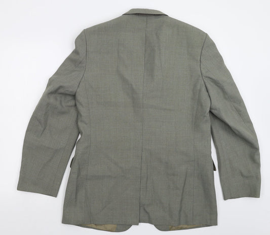St Michael Mens Grey   Jacket Suit Jacket Size 40