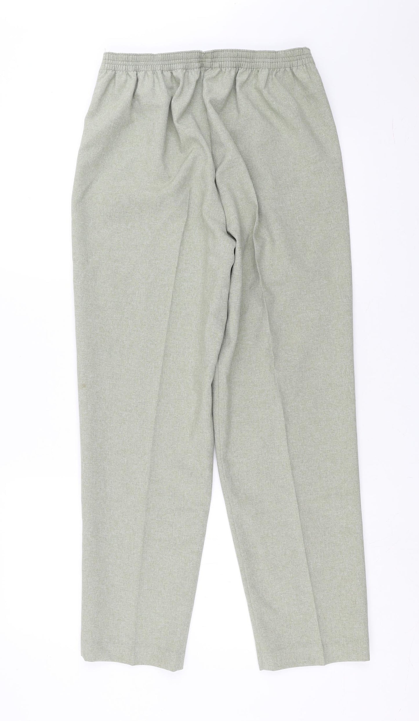 Classic Womens Green   Trousers  Size 12 L28 in