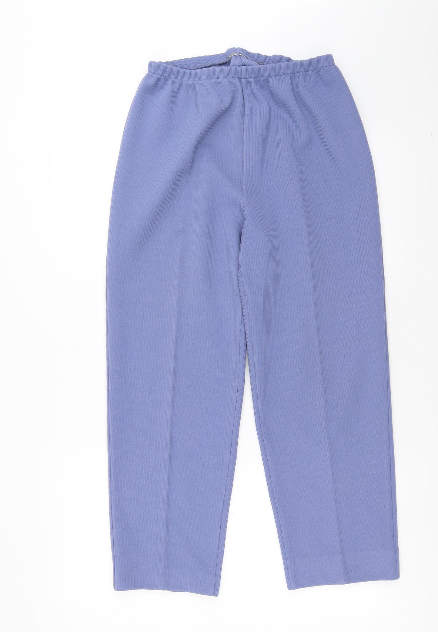 Preworn Womens Purple Striped  Trousers  Size 26 in L25 in