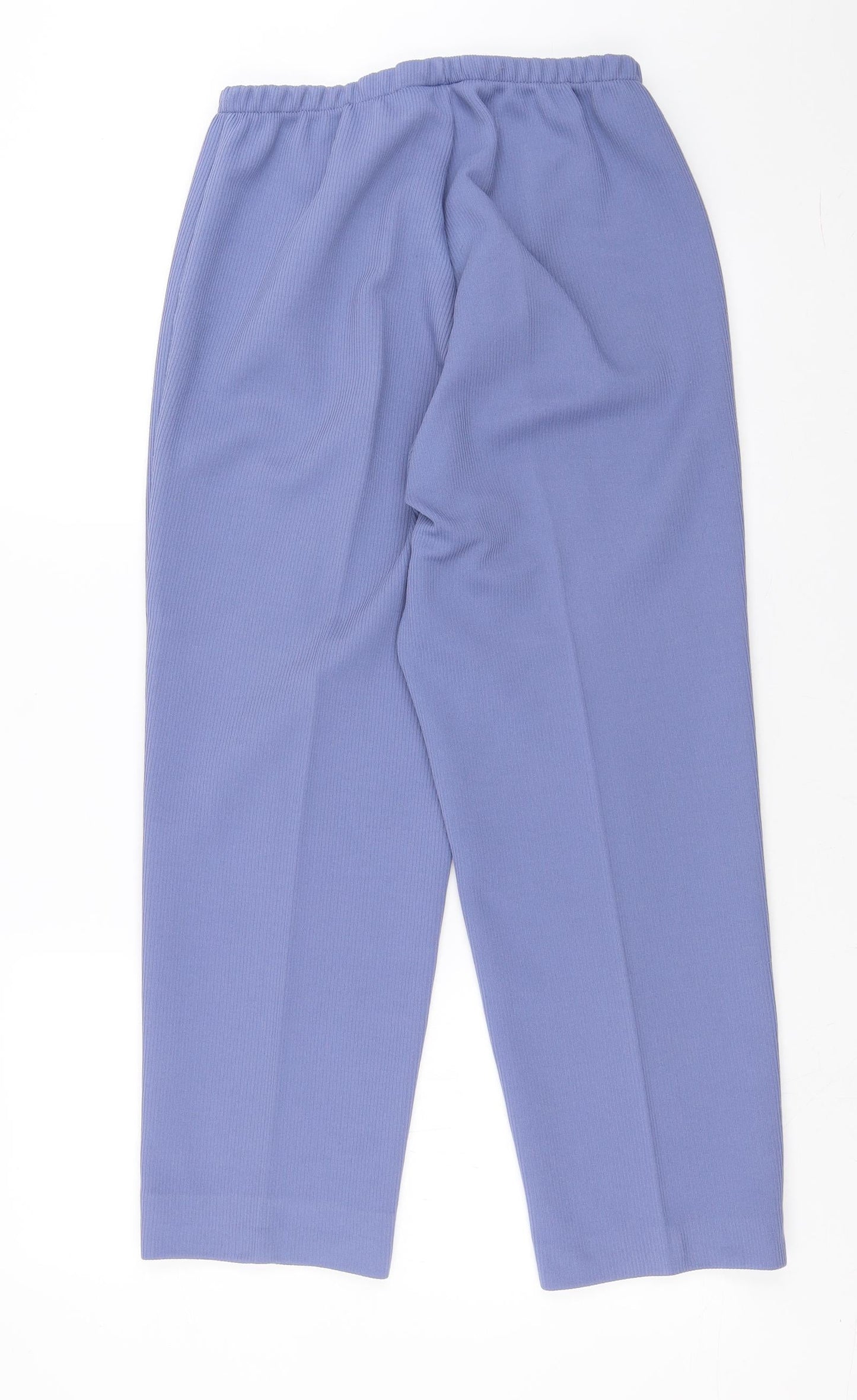 Preworn Womens Purple Striped  Trousers  Size 26 in L25 in