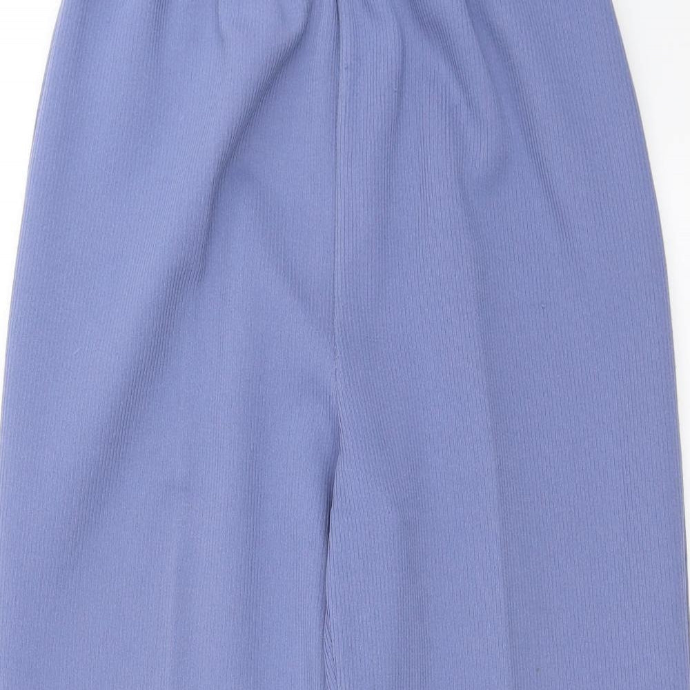 Preworn Womens Purple Striped  Trousers  Size 26 in L25 in