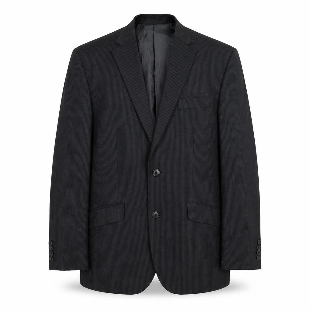 Marks and Spencer Mens Black Striped  Jacket Suit Jacket Size 38