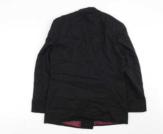 Marks and Spencer Mens Black   Jacket Suit Jacket Size 38