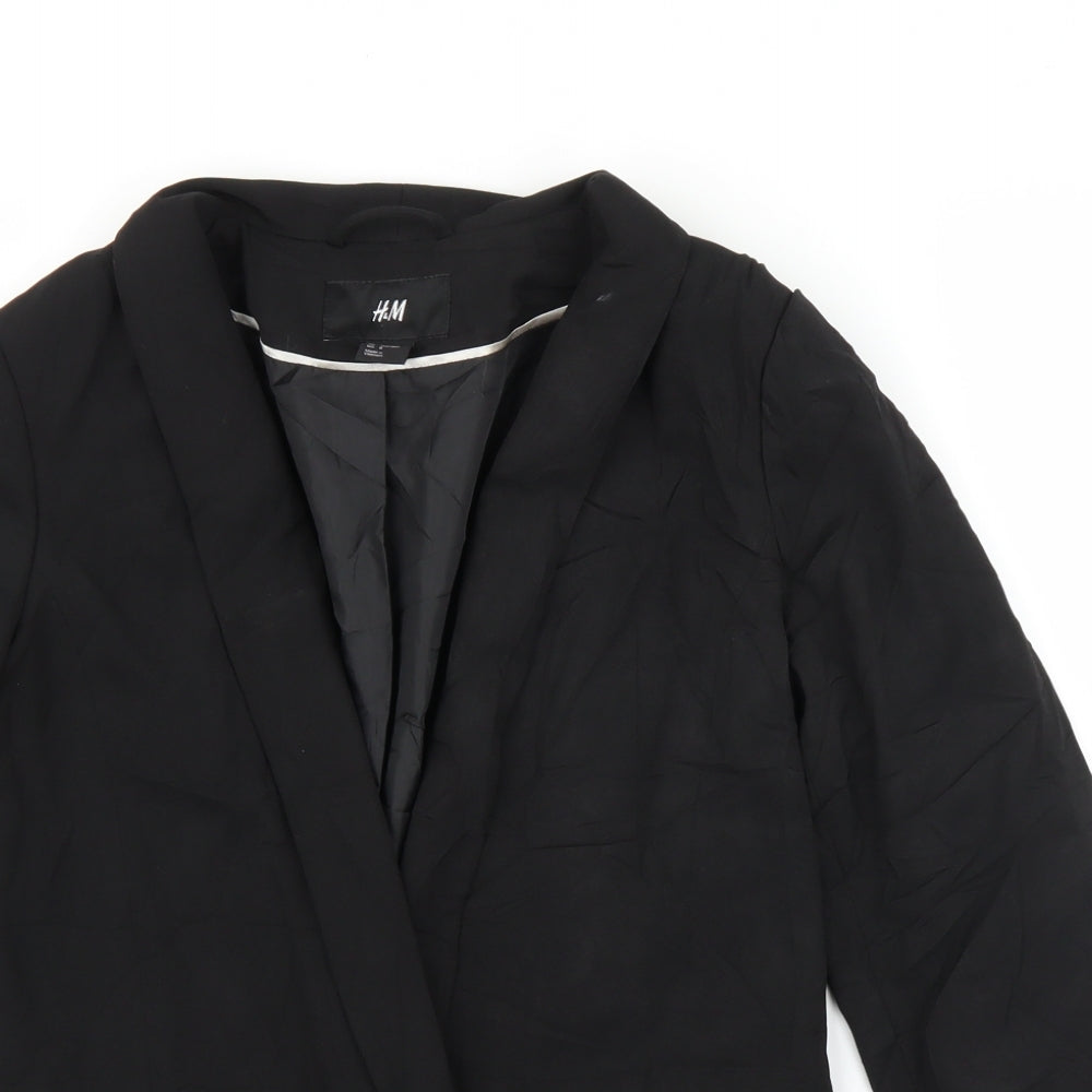 H&M Womens Black   Cardigan Jumper Size 8  - Jacket