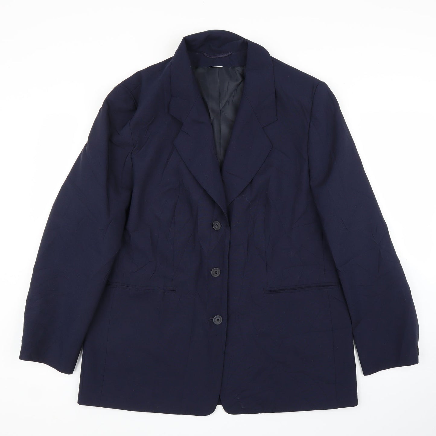 Preworn Mens Blue   Jacket Suit Jacket Size 40